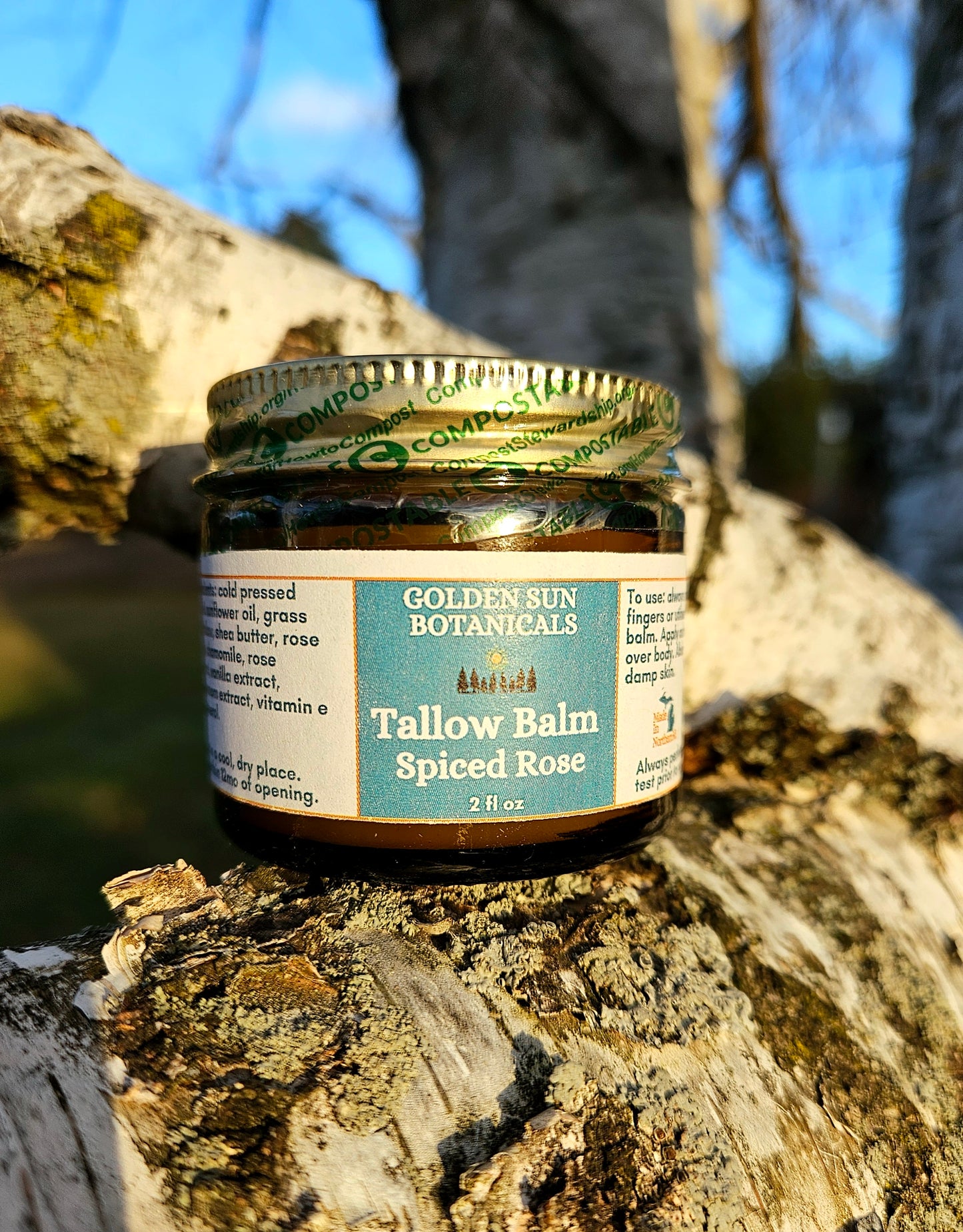 Tallow Balm - Spiced Rose