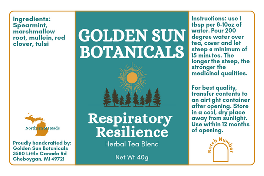 Respiratory Resilience Tea Blend
